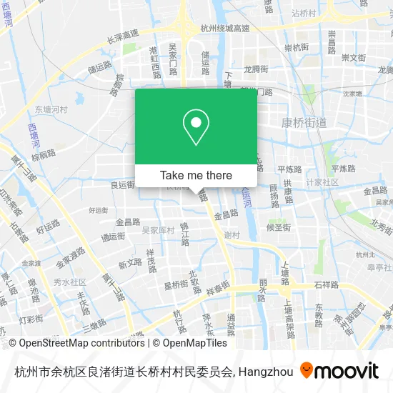 杭州市余杭区良渚街道长桥村村民委员会 map