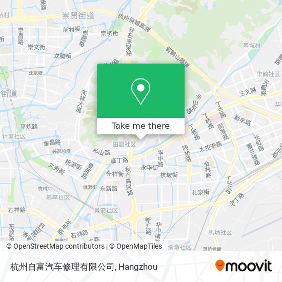 杭州自富汽车修理有限公司 map