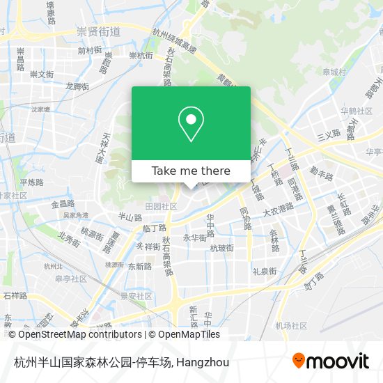 杭州半山国家森林公园-停车场 map