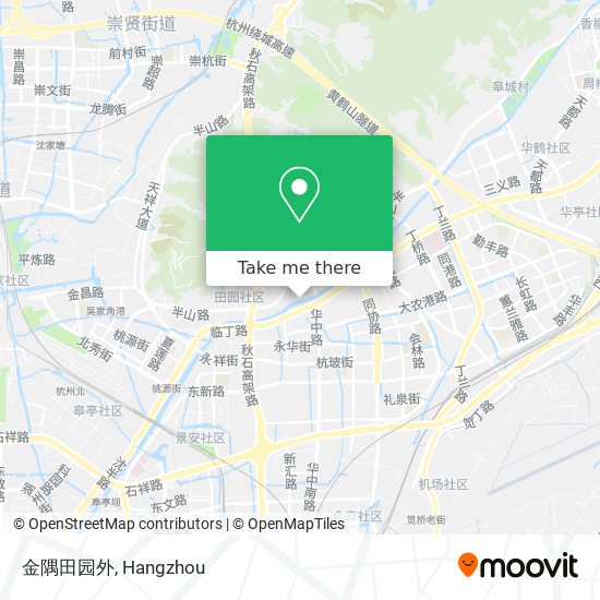 金隅田园外 map