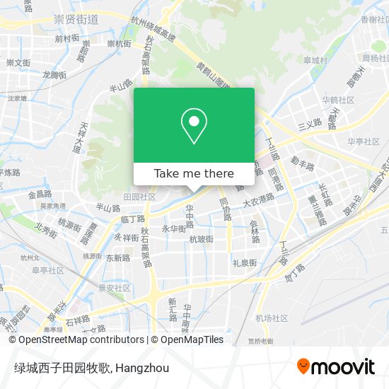 绿城西子田园牧歌 map
