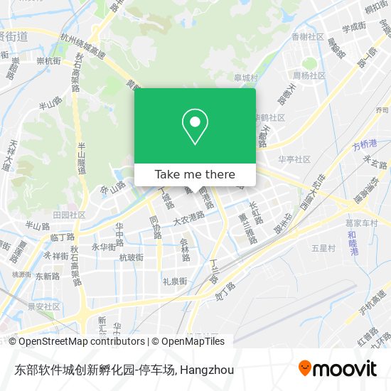 东部软件城创新孵化园-停车场 map