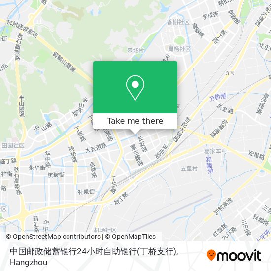 中国邮政储蓄银行24小时自助银行(丁桥支行) map
