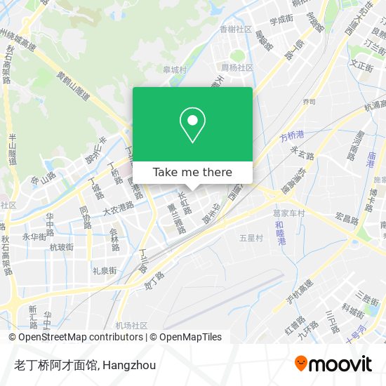 老丁桥阿才面馆 map