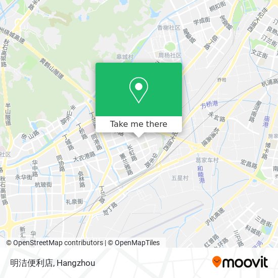 明洁便利店 map