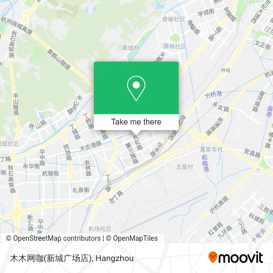 木木网咖(新城广场店) map