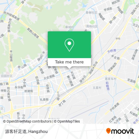 源客轩足道 map