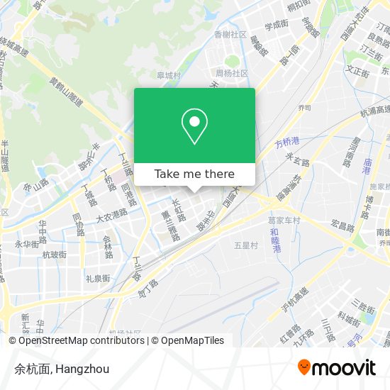 余杭面 map
