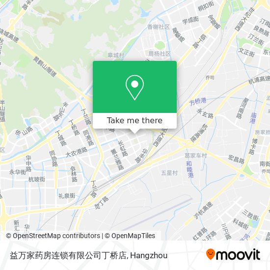 益万家药房连锁有限公司丁桥店 map