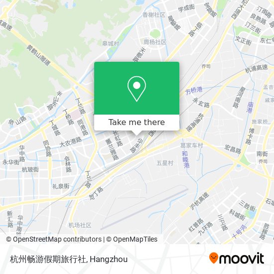 杭州畅游假期旅行社 map