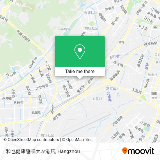和也健康睡眠大农港店 map