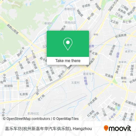 嘉乐车坊(杭州新嘉年华汽车俱乐部) map