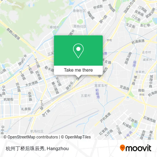 杭州丁桥后珠辰秀 map