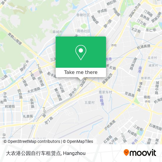 大农港公园自行车租赁点 map