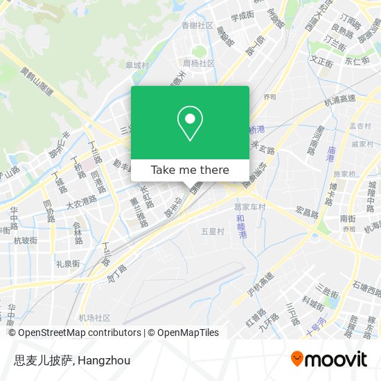 思麦儿披萨 map