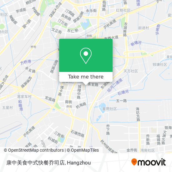 康中美食中式快餐乔司店 map