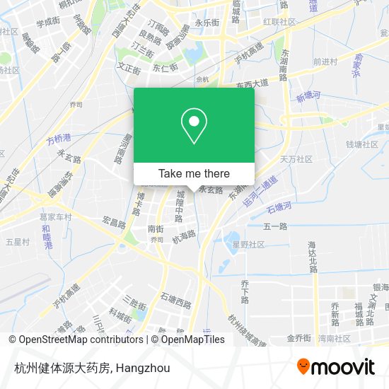 杭州健体源大药房 map