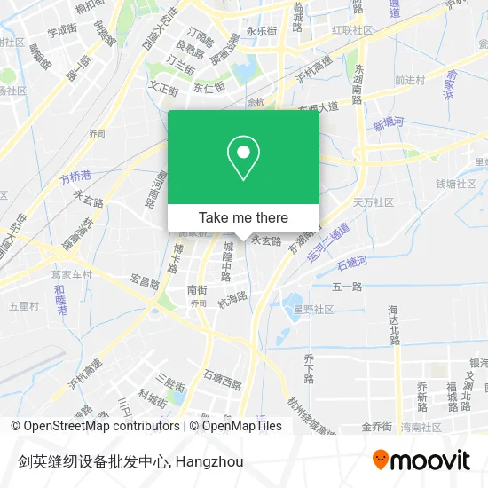 剑英缝纫设备批发中心 map