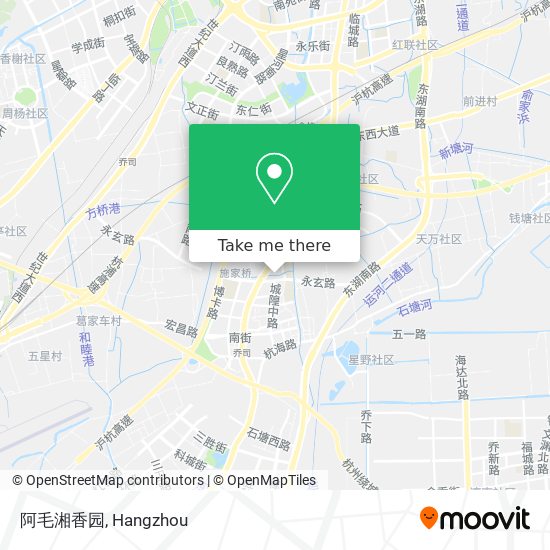 阿毛湘香园 map