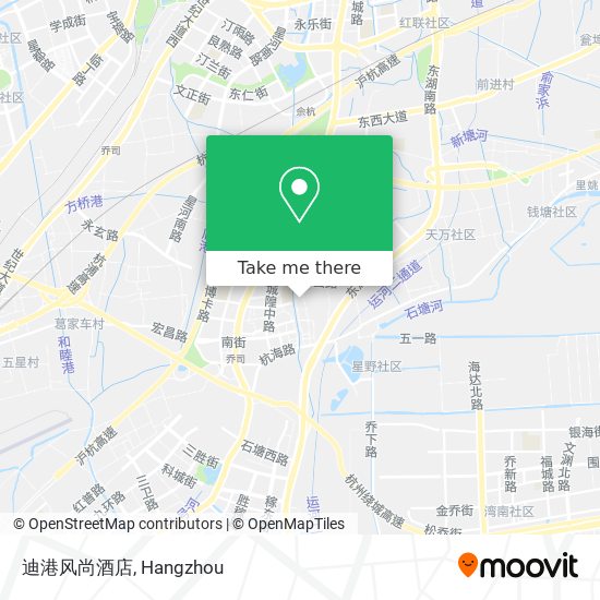 迪港风尚酒店 map