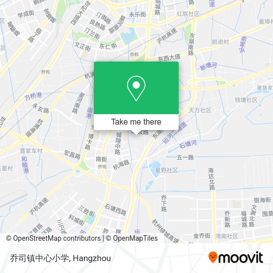 乔司镇中心小学 map