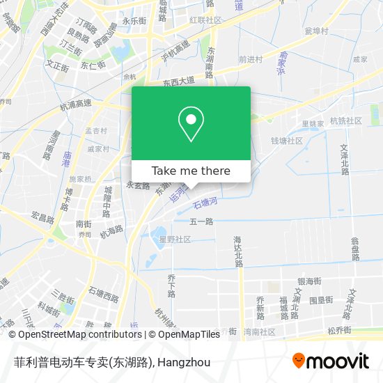 菲利普电动车专卖(东湖路) map