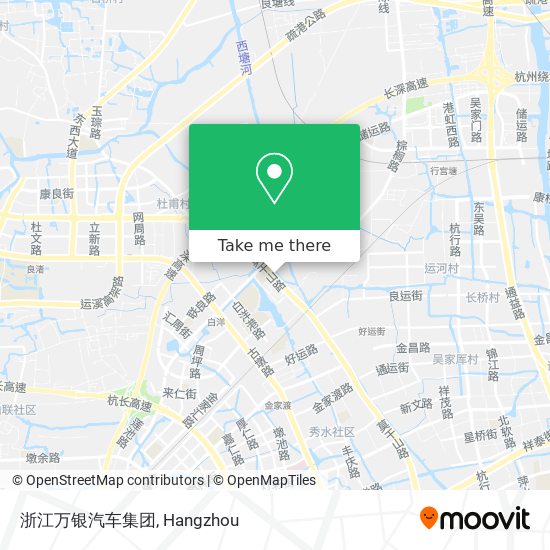 浙江万银汽车集团 map