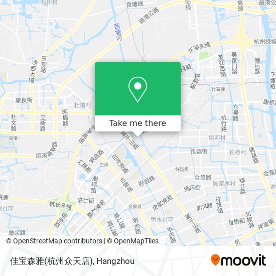 佳宝森雅(杭州众天店) map