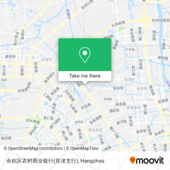 余杭区农村商业银行(良渚支行) map