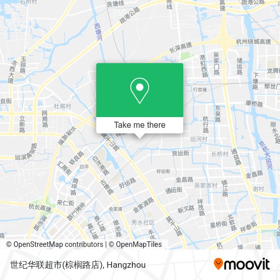 世纪华联超市(棕榈路店) map
