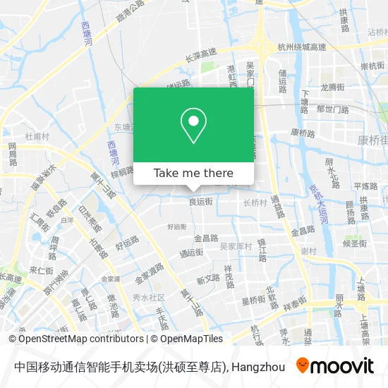 中国移动通信智能手机卖场(洪硕至尊店) map