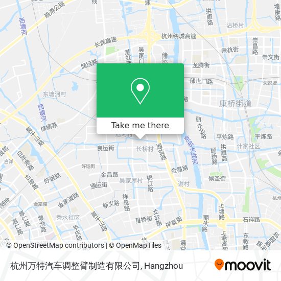 杭州万特汽车调整臂制造有限公司 map