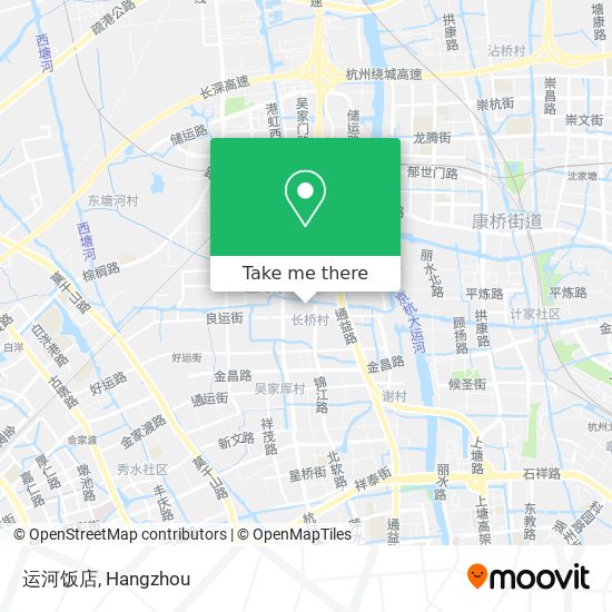 运河饭店 map