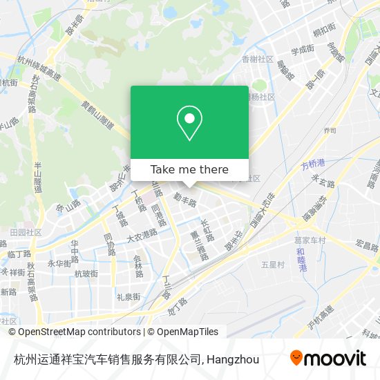 杭州运通祥宝汽车销售服务有限公司 map