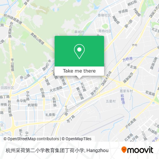 杭州采荷第二小学教育集团丁荷小学 map