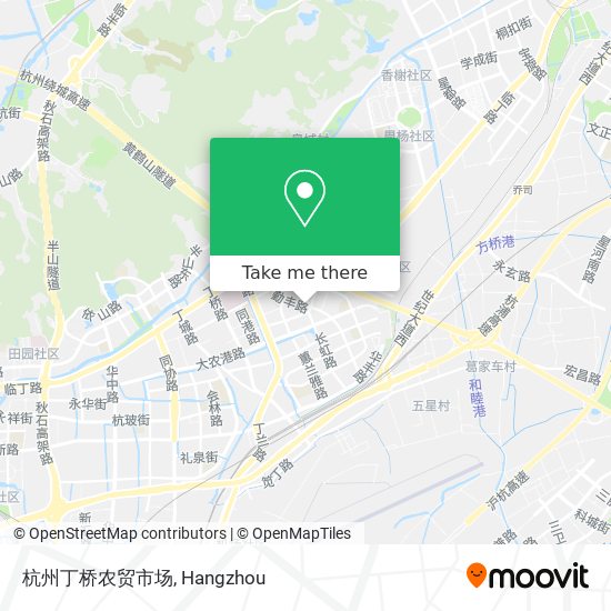 杭州丁桥农贸市场 map