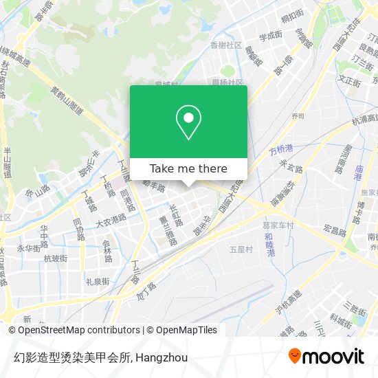 幻影造型烫染美甲会所 map