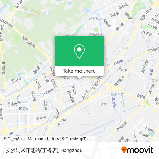 安然纳米汗蒸馆(丁桥店) map
