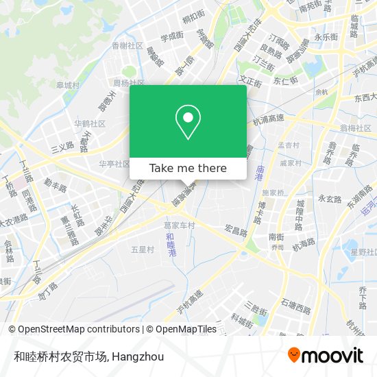 和睦桥村农贸市场 map