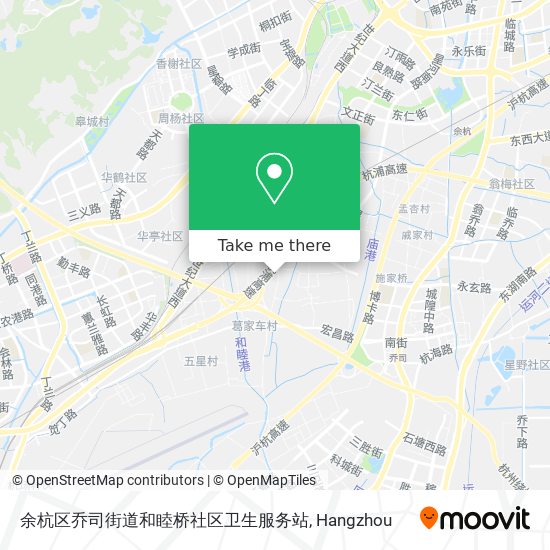 余杭区乔司街道和睦桥社区卫生服务站 map
