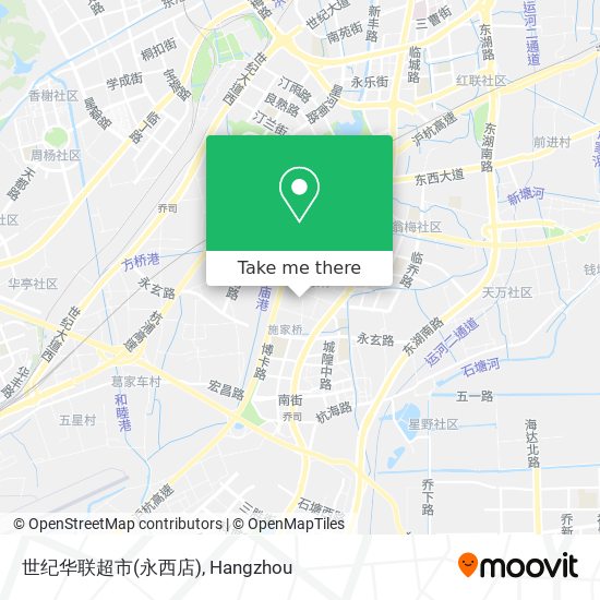 世纪华联超市(永西店) map