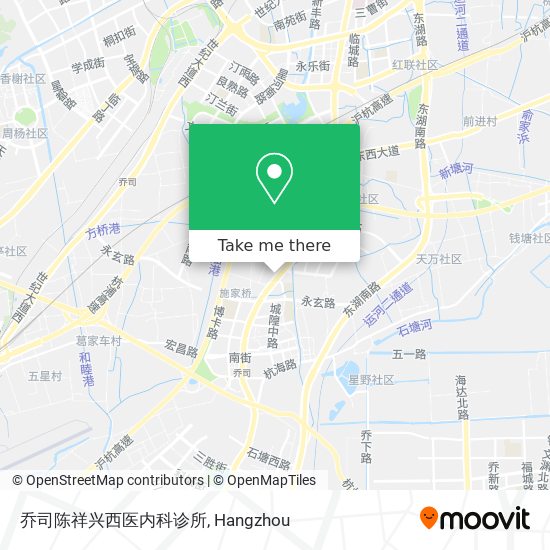 乔司陈祥兴西医内科诊所 map