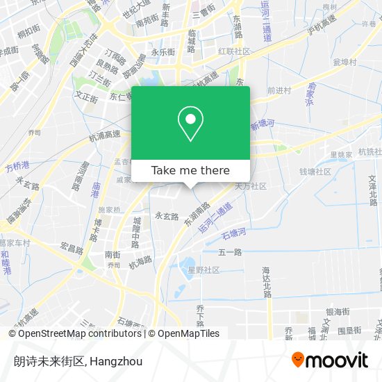 朗诗未来街区 map