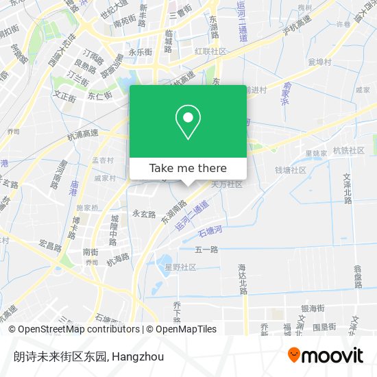 朗诗未来街区东园 map