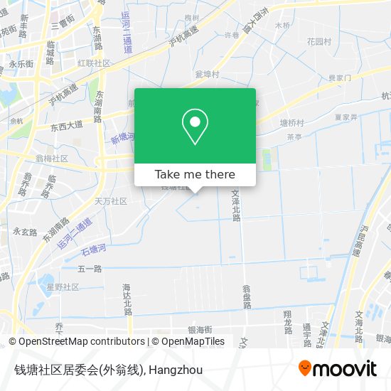 钱塘社区居委会(外翁线) map