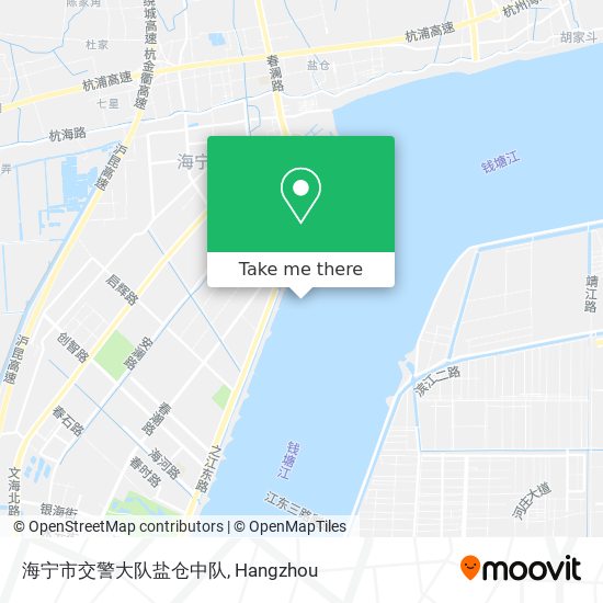 海宁市交警大队盐仓中队 map