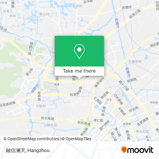 融信澜天 map