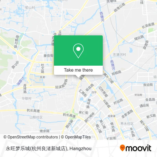 永旺梦乐城(杭州良渚新城店) map