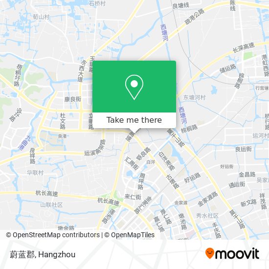 蔚蓝郡 map