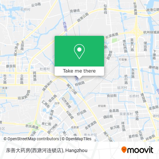 亲善大药房(西溏河连锁店) map